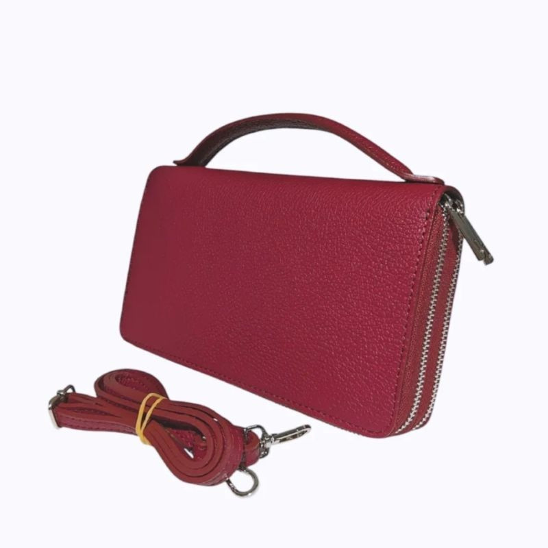 Sac Compagnon en Cuir Grainé