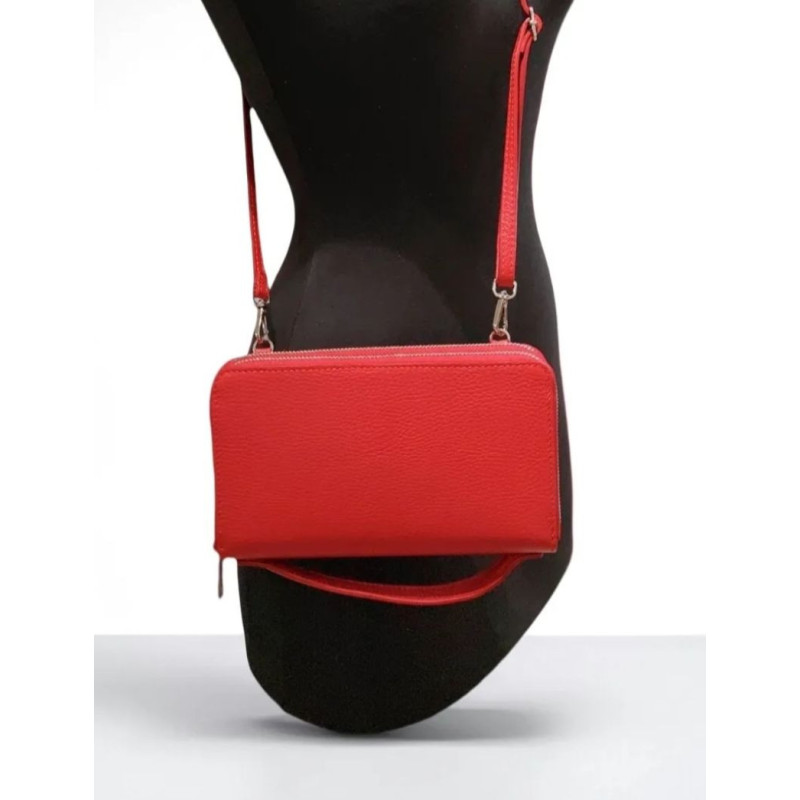 Sac Compagnon en Cuir Grainé
