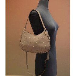 Sac porté épaule en Daim avec bandoulière