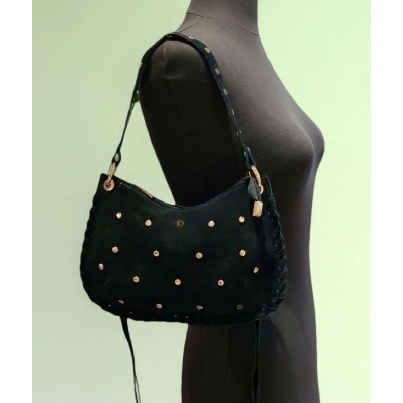 Sac porté épaule en Daim avec bandoulière