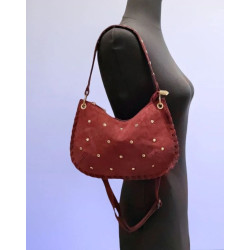 Sac porté épaule en Daim avec bandoulière