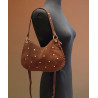 Sac porté épaule en Daim avec bandoulière