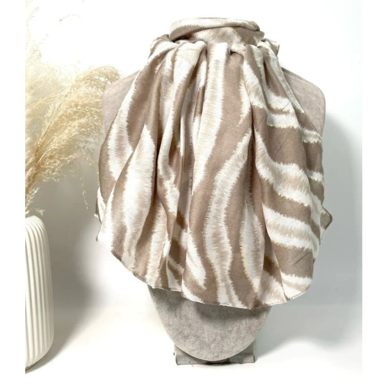 Echarpe 100% Viscose "Marron"