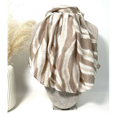Echarpe 100% Viscose "Marron"