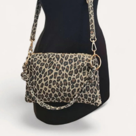 Sac à mains 100% Cuir grainé "Motif Animal"