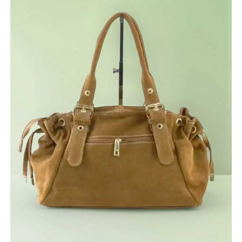 Sac Hobo Bandoulière en Cuir Suédé