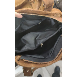 Sac Hobo Bandoulière en Cuir Suédé