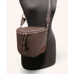 Sac Bandoulière "Style Reporter"  Cuir Grainé