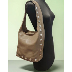 Sac Porté Epaule en Cuir Grainé