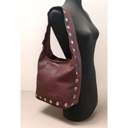 Sac Porté Epaule en Cuir Grainé