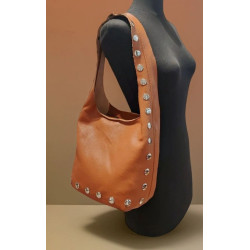 Sac Porté Epaule en Cuir Grainé