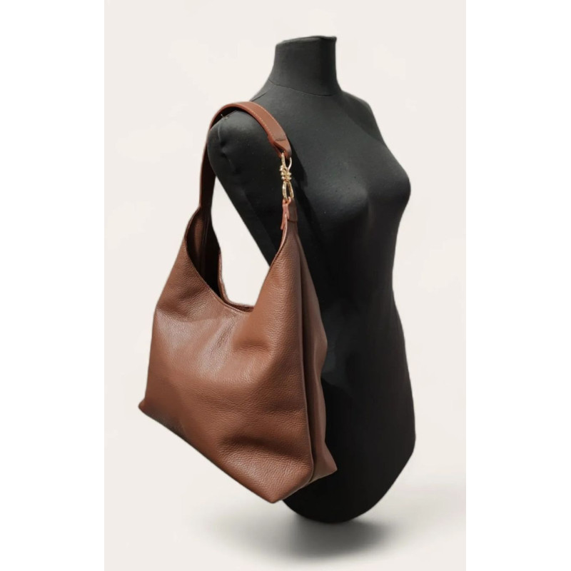 Sac Porté Epaules en Cuir Grainé