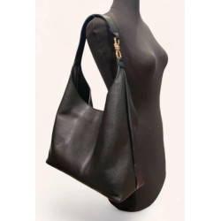 Sac Porté Epaules en Cuir Grainé