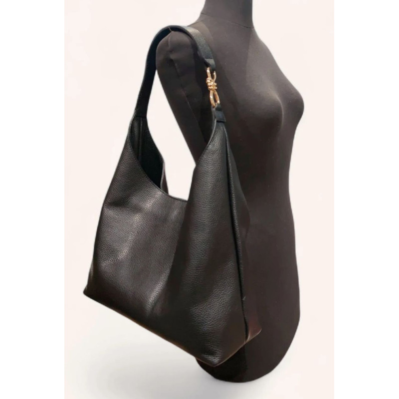 Sac Porté Epaules en Cuir Grainé