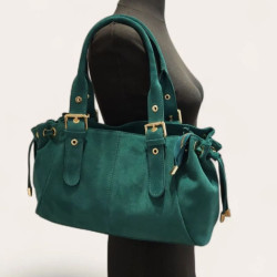 Sac Hobo Bandoulière en Cuir Suédé