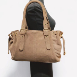 Sac Hobo Bandoulière en Cuir Suédé