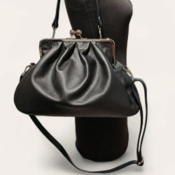 Sac à Main Vintage en Cuir Grainé