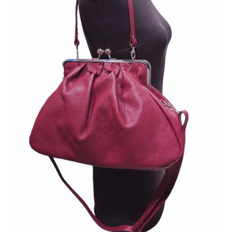 Sac à Main Vintage en Cuir Grainé