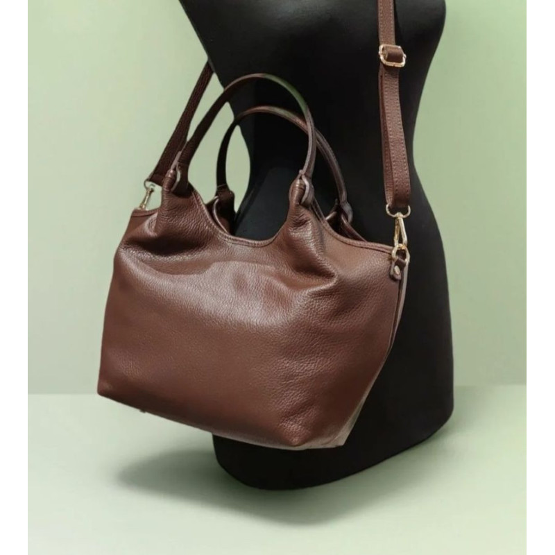 Sac à Mains 2 Anses en cuir Grainé