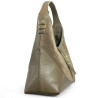 Sac à Mains en Cuir Grainé et Daim