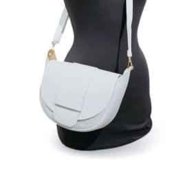 Sac Bandoulière "Grand Modèle" en Cuir Grainé