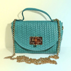 Sac Porté Main en Cuir au Design Tressé