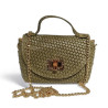 Sac Porté Main en Cuir au Design Tressé