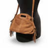 Sac à Main en Daim Avec Franges