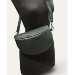 Sac Banane Cuir Grainé  "GRAND FORMAT"