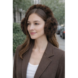 Cache-oreilles "chocolat" motif animal ou uni