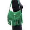Sac bandoulière en Daim avec franges