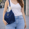 Sac bandoulière en Daim avec franges
