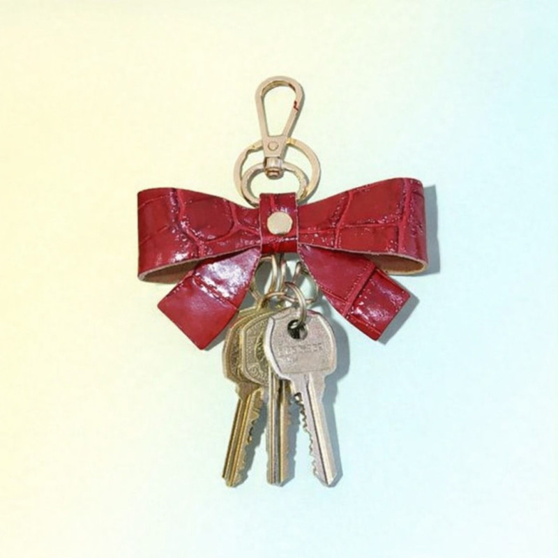 Porte Clés cuir "Décoration de Sac"