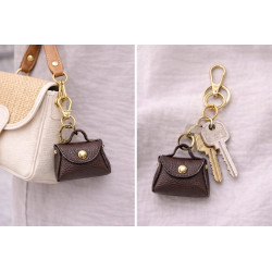 Porte Clés Cuir " Décoration Sac "