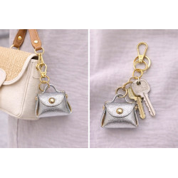 Porte Clés Cuir " Décoration Sac "