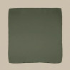 Foulard Carré de Luxe unie couleur kaki