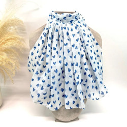 Foulard Motif " Coeur "