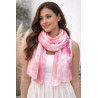 foulard rose femme