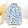 Foulard Motif Floral  imprimé bleu