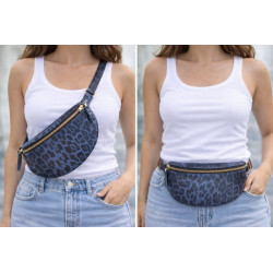 Sac banane femme motif léopard – sac ceinture tendance chic et pratique