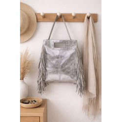 Sac femme à franges tendance – Sac à main style bohème chic