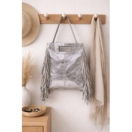 Sac femme à franges tendance – Sac à main style bohème chic