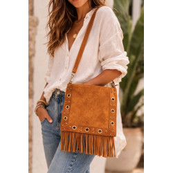 Sac femme à franges style bohème – Sac bandoulière tendance