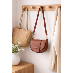 Sac bandoulière femme grand modèle – Élégance urbaine & cuir grainé tendance