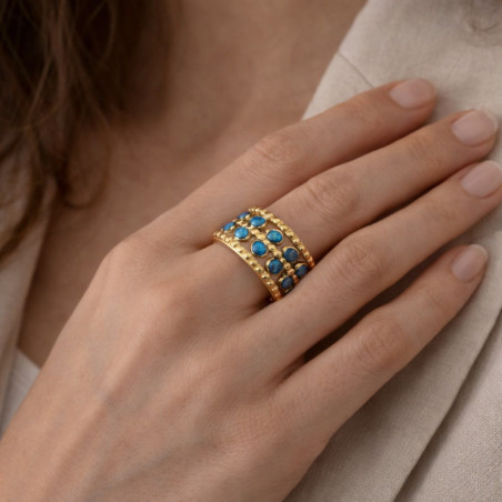 Bague large ajustable design – Bijou femme élégant et tendance