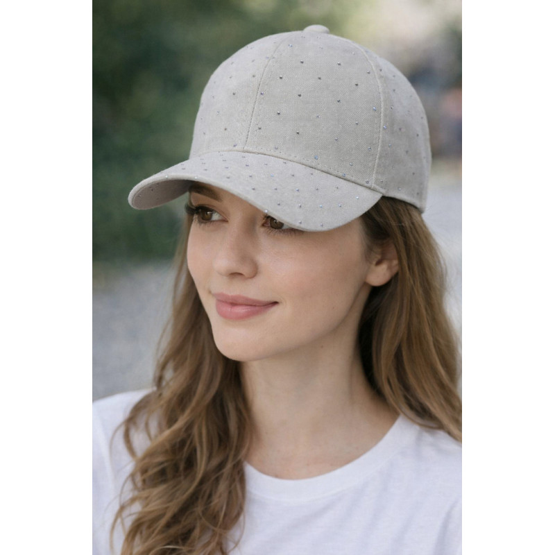 Casquette femme à strass – Style chic & tendance