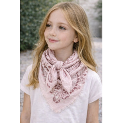 Bandana femme motif imprimé en viscose – Accessoire tendance & léger