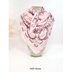 Bandana femme motif imprimé en viscose – Accessoire tendance & léger