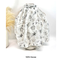 Foulard femme 100% viscose – Léger, fluide et tendance