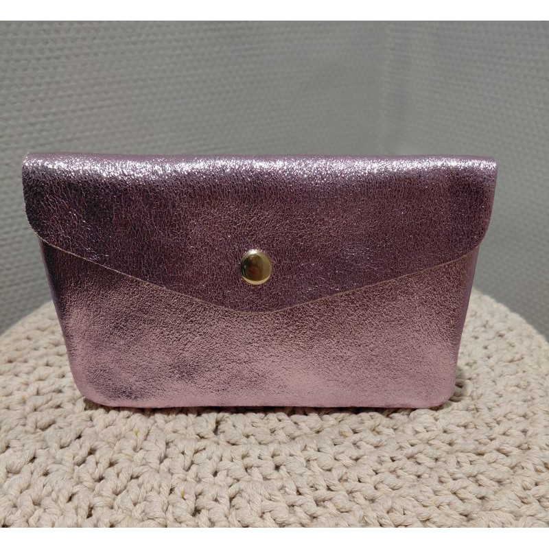 Porte-Monnaie Cuir Irisé  ” Grand Format”